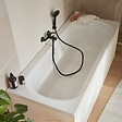 JACOB DELAFON - Pack baignoire droite 180 X 80 Elise + pare bain struktura - vignette