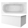 JACOB DELAFON - Pack baignoire droite 170 x 75 Elise + tablier en angle + vidage - vignette