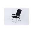 O'CAMP - Lot de 2 fauteuils de camping confort pliables - Multipositions - 70 x 62 x 105 cm - vignette