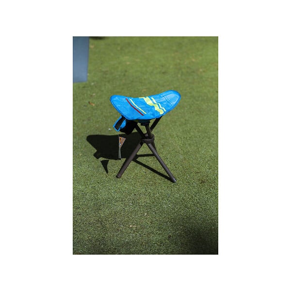 O'CAMP - Lot de 2 sièges pliables 3 pieds de camping - Dimensions : 32 x 32 x 38 cm - large