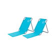 O'BEACH - Lot de 2 chaises dossiers de plage pliables - Dimensions : 45 x 163 x 44 cm - vignette