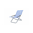 O'SUN - Fauteuil relax de jardin 3 positions pliable - Bleu - Dimensions : 94 x 62 x 102 cm - vignette