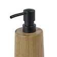 DEBLANCH - Lot d'accessoires WC OAK brosse wc bois + distributeur bois - vignette