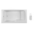 JACOB DELAFON - Baignoire bain douche Malice + nettoyant 170 x 90, version gauche - vignette