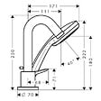 HANSGROHE - Robinetterie baignoire mitigeur Hansgrohe Logis - 3 trous - Pour montage sur bord de baignoire - vignette