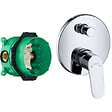HANSGROHE - Façade Focus pour mitigeur bain douche encastré Chromé avec corps encastré - vignette