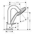 HANSGROHE - Mitigeur bain douche 3 trous Logis chromé + corps encastré - vignette