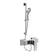 VILLEROY ET BOCH - Mitigeur mécanique douche  Architectura Square Chrome + Ensemble de douche Verve Showers 3 jets Chrome - vignette