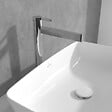 VILLEROY ET BOCH - Mitigeur lavabo droit surélevé  Dawn sans tirette Chrome - vignette