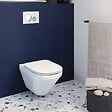 JACOB DELAFON - Cuvette WC suspendu sans bride Modern Life avec abattant frein de chute et déclipsable - vignette
