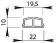DUVAL - Closoir pour main courante ronde PVC noir - DUVAL - 61-1746-4000 - vignette