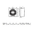 VORTICE - Ventilateur de fenêtre Vortice Vario 150/6 P-Q 18W 235 m³/h avec interrupteur à tirette - vignette