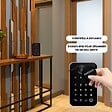 DAEWOO - Daewoo - Clavier sans fil WKE301 avec 2 badges RFID - Compatible avec les centrales Touch AM301, Touch XL AM302 et Vigilia - vignette