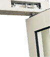 SEVAX - Pivot de sol Janus linteau avec arrêt 90Â° force 4 â€“ SEVAX - SN307404N - vignette