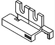FERCO - Paire de fourches de longueur 22mm pour SPACIO gauche - FERCO - G-46550-00-L-1 - vignette