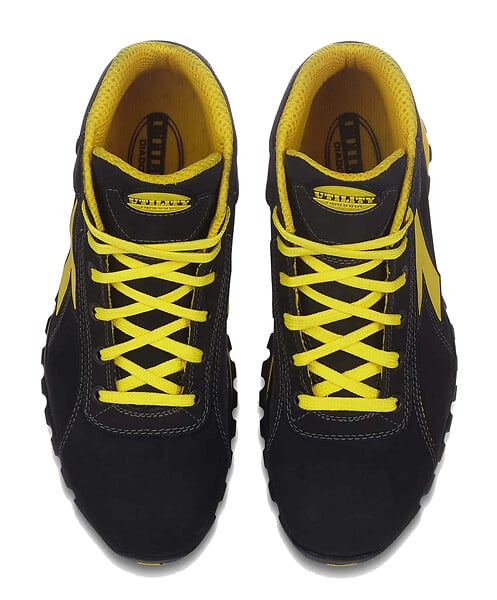 DIADORA SPA - Chaussures de sécurité hautes GLOVE II HIGH S3 SRA HRO noir/jaune P45 - DIADORA SPA - 701.170234 - large