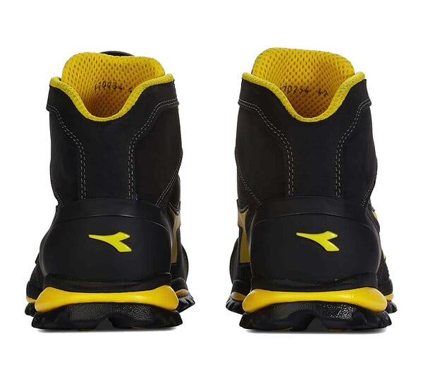 DIADORA SPA - Chaussures de sécurité hautes GLOVE II HIGH S3 SRA HRO noir/jaune P45 - DIADORA SPA - 701.170234 - large