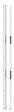 SEWOSY - Bandeau 2500mm rénovation 2 ventouses 300kg 12/24V RAL9010 â€“ SEWOSY - CPREG2N-250-9010 - vignette