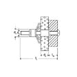 FISCHER - 50 Chevilles métalliques à  expansion sans vis 46 mm Fischer - vignette