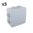 PROTEC - Lot de 3 boîtes étanches IP55 No Airbox 80x42mm - Protec - vignette