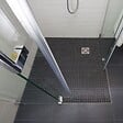 WEDI - Receveur de douche à carreler 90 x 90 Fundo Primo carré écoulement excentré - vignette