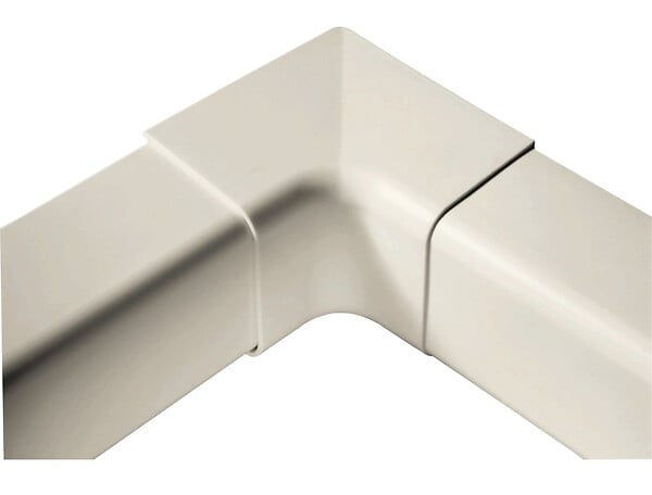 HANGER - Angle intérieur pour goulotte 80 ivoire - ANGIN80 - large