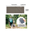 KINGCAMP - Drap de camping - En coton - Sac de transport inclus - vignette