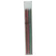 MEKANO - Mines graphite 2B grasses - Vertes rouges jaunes - Lot de 6 - vignette