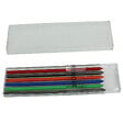 MEKANO - Mines graphite 2B grasses - Vertes rouges jaunes - Lot de 6 - vignette