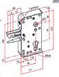 TIRARD - Serrure à  crochet série GA pour portail coulissant TIRARD GA592304 - vignette