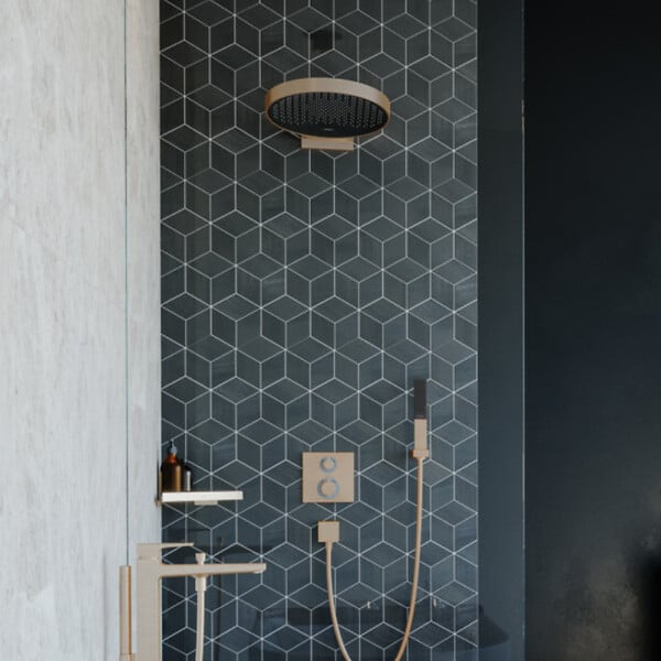 HANSGROHE - Douche de tête Pulsify S 260 EcoSmart Bronze brossé - large