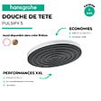 HANSGROHE - Douche de tête Pulsify S 260 EcoSmart Bronze brossé - vignette
