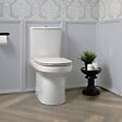 JACOB DELAFON - WC à poser sans bride sortie horizontale Elite avec abattant frein de chute + tabouret physiologique bois - vignette