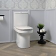 JACOB DELAFON - WC à poser sans bride sortie horizontale Elite avec abattant frein de chute + tabouret physiologique blanc - vignette