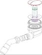 NICOLL - Bonde De Douche Coudée D90 Abs Chromé Tb90 - vignette