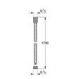GROHE - Flexible de douche RELEXAFLEX METAL en métal 1,75 m - GROHE - 28139001 - vignette