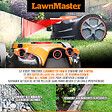 LAWNMASTER - Robot tondeuse autonome 24V sans fil périmétrique - Le robot le plus simple du marché + Coupe bordures 24v et 2 batteries. - vignette