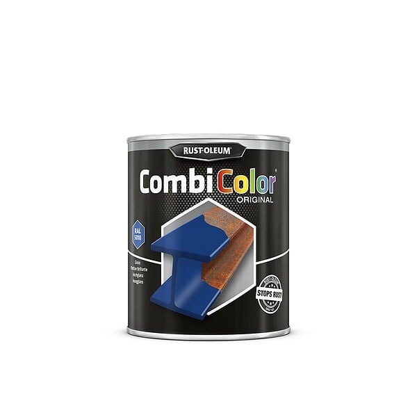 RUST-OLEUM - Primaire de protection antirouille et finition CombiColor Original bleu gentiane RAL 5010 pot 750ml - RUST-OLEUM - 7326.0.75 - large