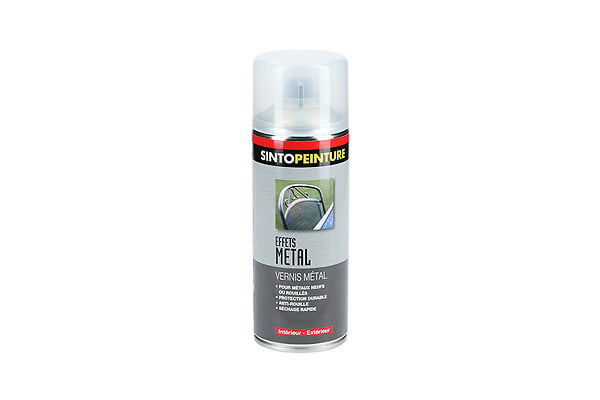 SINTO - Peinture aérosol effet vernis métal mat 400ml â€“ SINTO - 925525 - large