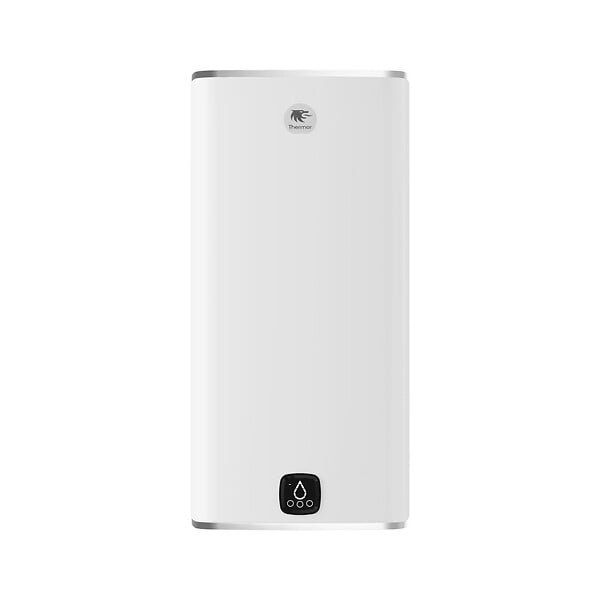 THERMOR - Chauffe-eau électrique Malicio 3 connecté Thermor - 2400W - Carré vertical mural - 120L - 4 à 5 personnes - Blanc - large