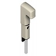 LA CROISEE DS - VERR APPLIQ DANAOS  TIGE INX L167MM BLC RAL9006 - vignette