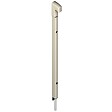 LA CROISEE DS - VERR APPLIQ DANAOS  TIGE INX L167MM BLC RAL9006 - vignette