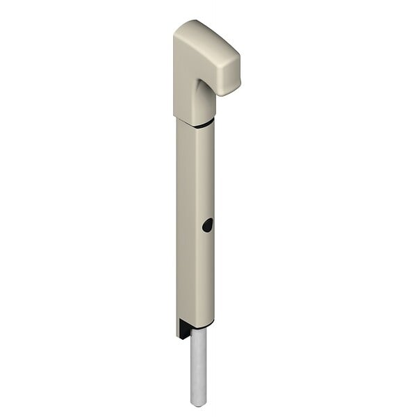 LA CROISEE DS - VERROU APPLIQ DANAOS  TIGE INX L536MM NR RAL9005 - large