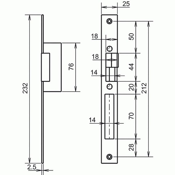 METALUX - GACHE ELECTRIQUE DECONDAMN G18 - large