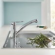 GROHE - Robinet de cuisine bec bas Start Eco Quickfix + microfibre - vignette