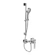 VILLEROY ET BOCH - Mitigeur mécanique douche  Architectura Chrome + Ensemble de douche  Verve Showers 3 jets Chrome - vignette