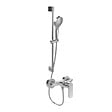 VILLEROY ET BOCH - Mitigeur mécanique douche  O.novo Chrome + Ensemble de douche  Verve Showers 3 jets Chrome - vignette