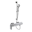 VILLEROY ET BOCH - Mitigeur mécanique douche  Liberty Chrome + Ensemble de douche  Verve Showers 3 jets Chrome - vignette