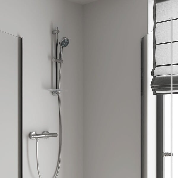 GROHE - Mitigeur thermostatique douche Grohtherm 800 Cosmopolitan Grohe - Chrome - large