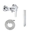 GROHE - Mitigeur de douche Start 2021 monocommande avec douchette 1jet Vitalio Joy Cube et flexible 200cm - vignette